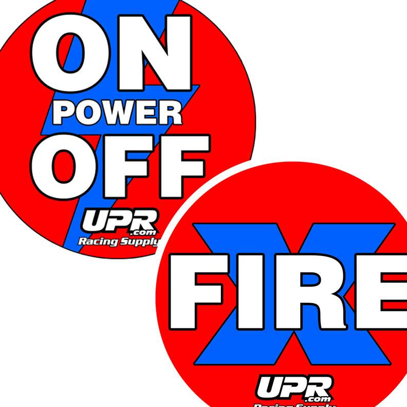 Fire Extinguisher & Master Power Sticker Pack