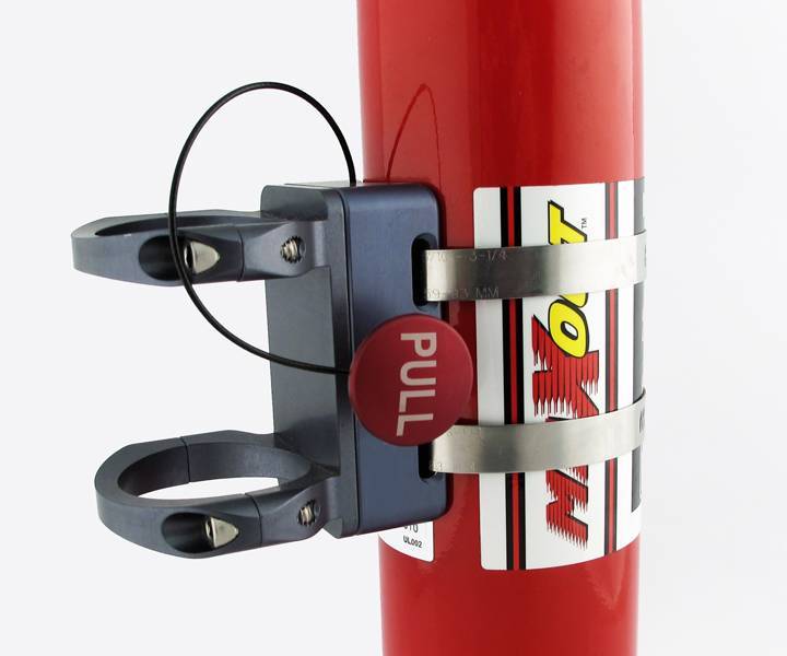 Billet Quick Release Fire Extinguisher Mount
