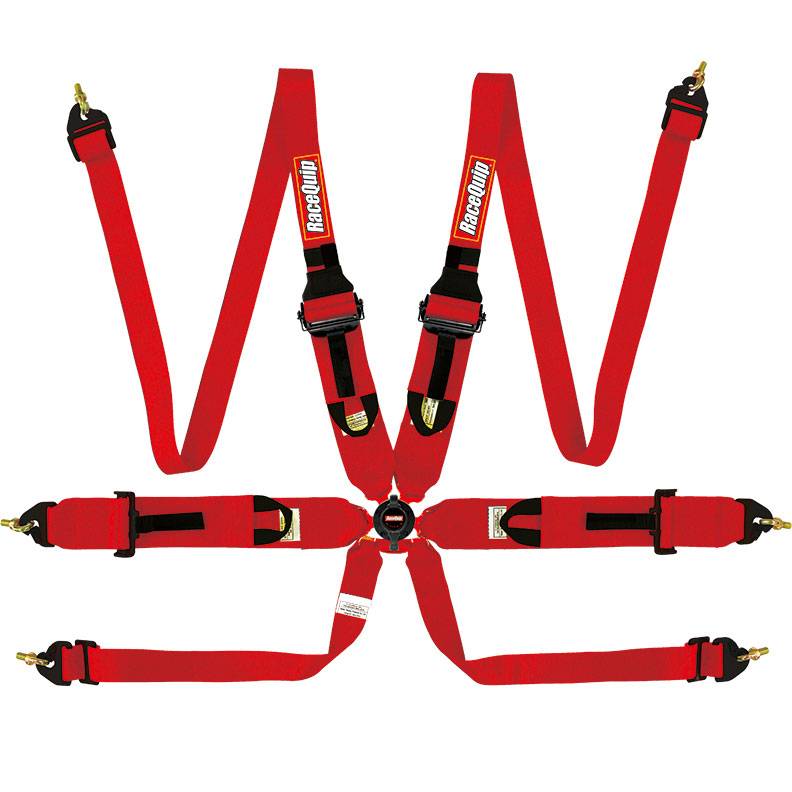 RaceQuip 6pt Cam Lock FIA Pull Up Racing Hans Harness