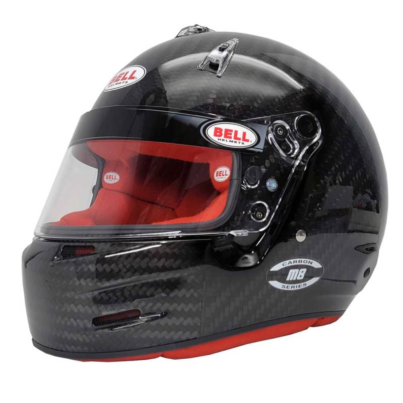 Bell M.8 Carbon Racing Helmet Red Interior