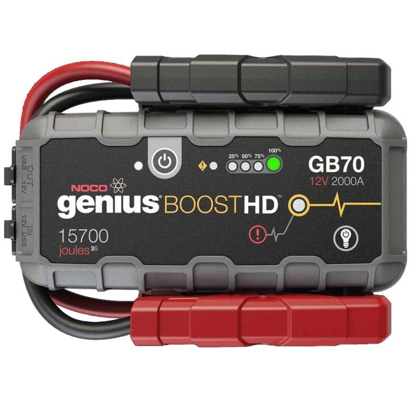 NOCO 2000 Amp Compact Lithium Diesel Jump Starter & Power Supply GB70